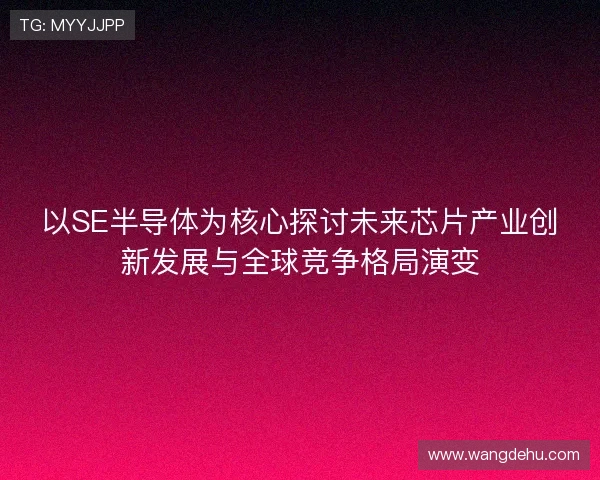 以SE半导体为核心探讨未来芯片产业创新发展与全球竞争格局演变 以SE半导体为核心探讨未来芯片产业创新发展与全球竞争格局演变